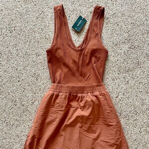 Tentree Ashby Dress Twist Back Tank Dress